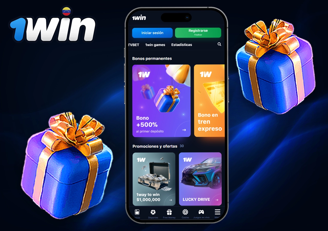Información sobre bonificaciones y promociones en 1Win App