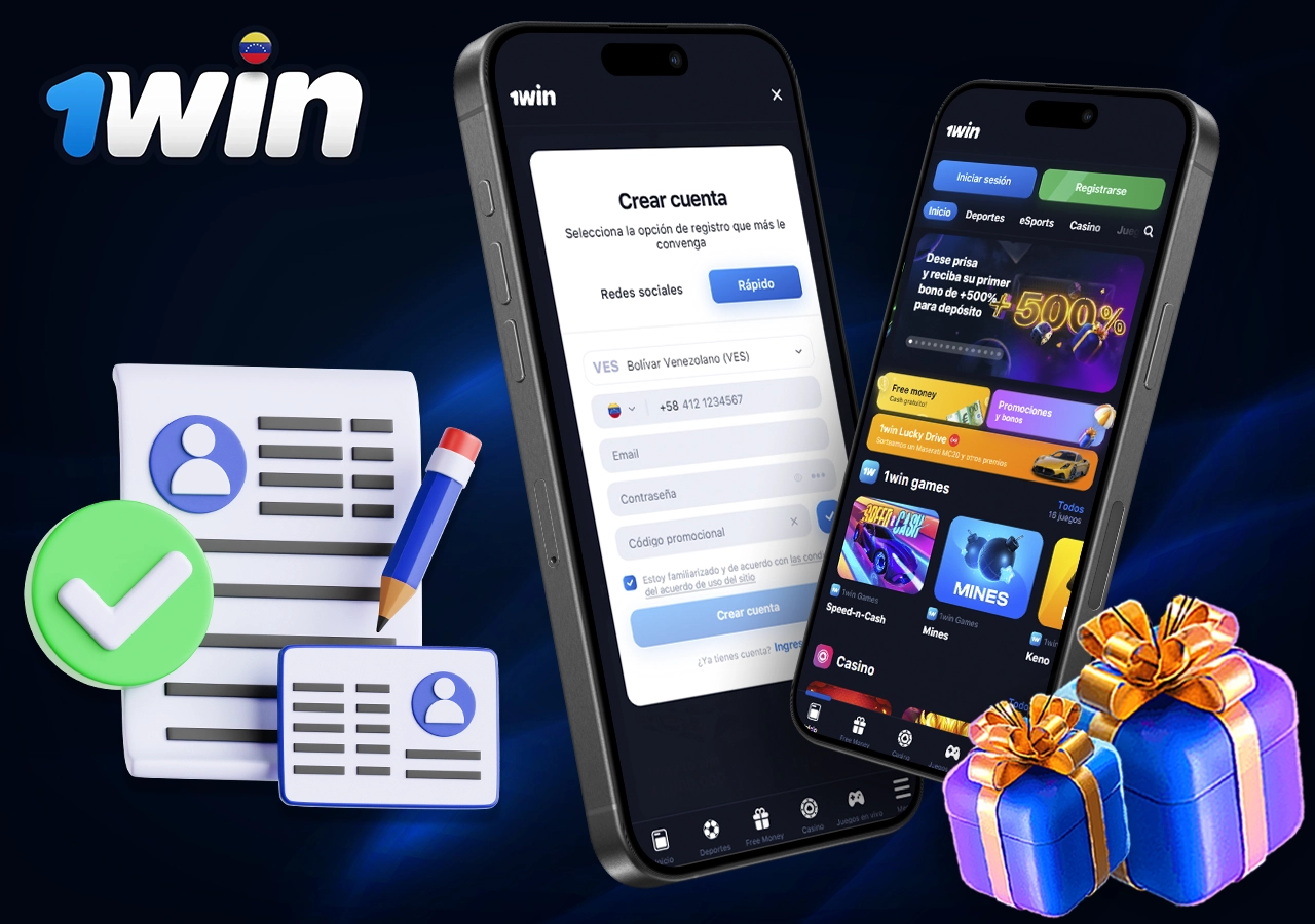 Información sobre cómo registrarse y obtener la bonificación 1Win