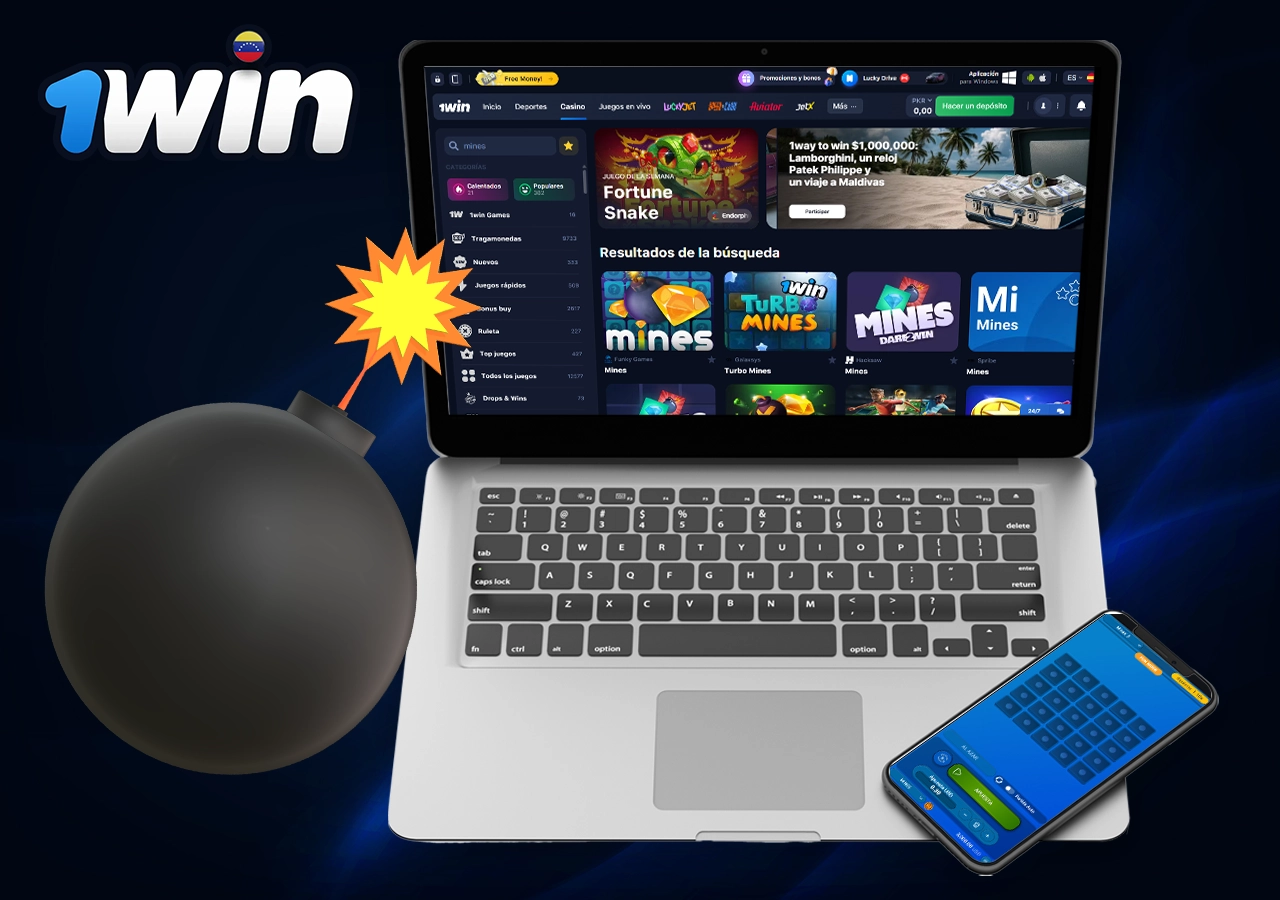 Información sobre Mines en 1Win