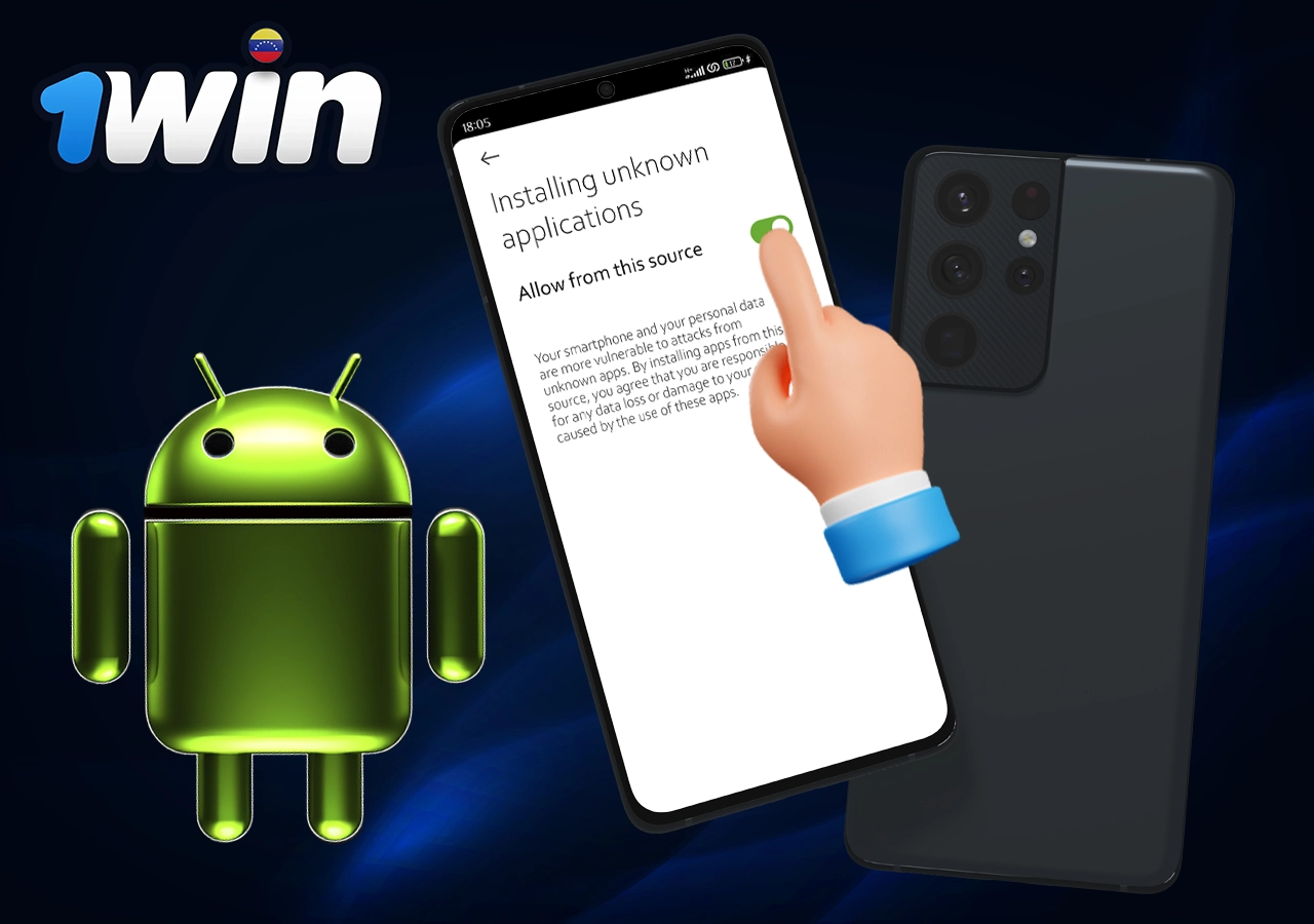 Cómo descargar la aplicación móvil 1Win en Android paso 1
