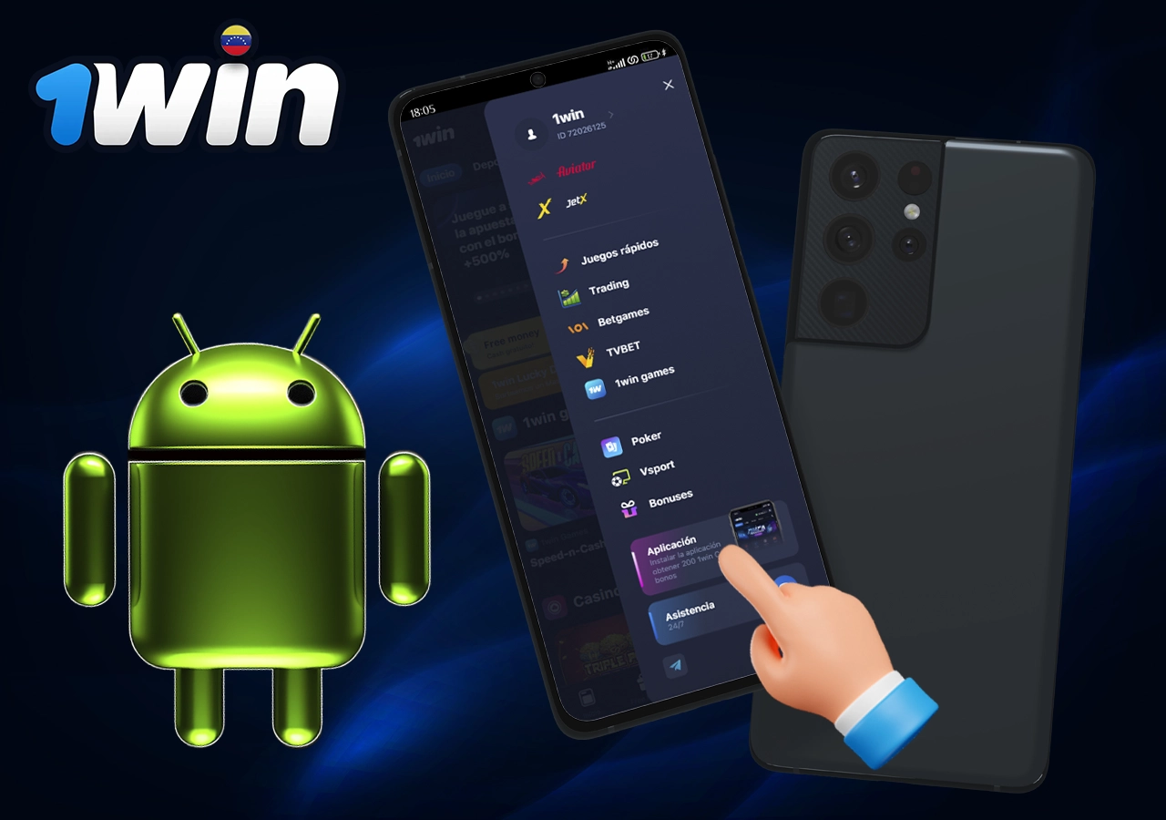 Cómo descargar la aplicación móvil 1Win en Android paso 3