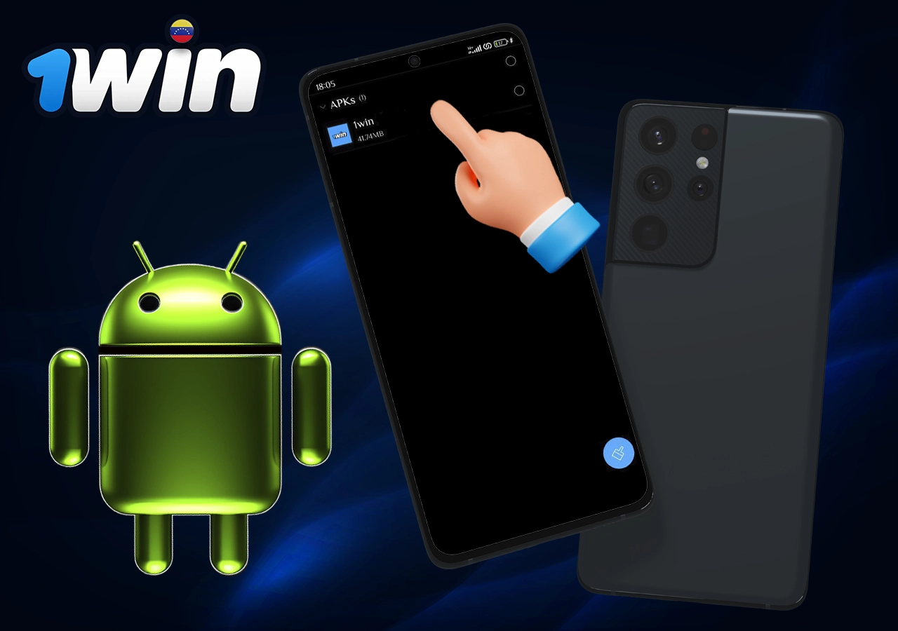 Cómo descargar la aplicación móvil 1Win en Android paso 4
