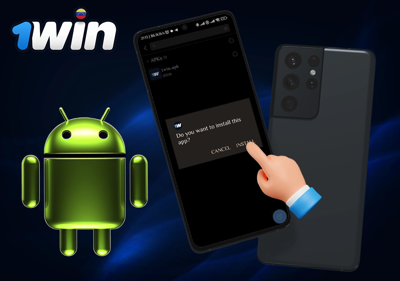 Cómo descargar la aplicación móvil 1Win en Android paso 5