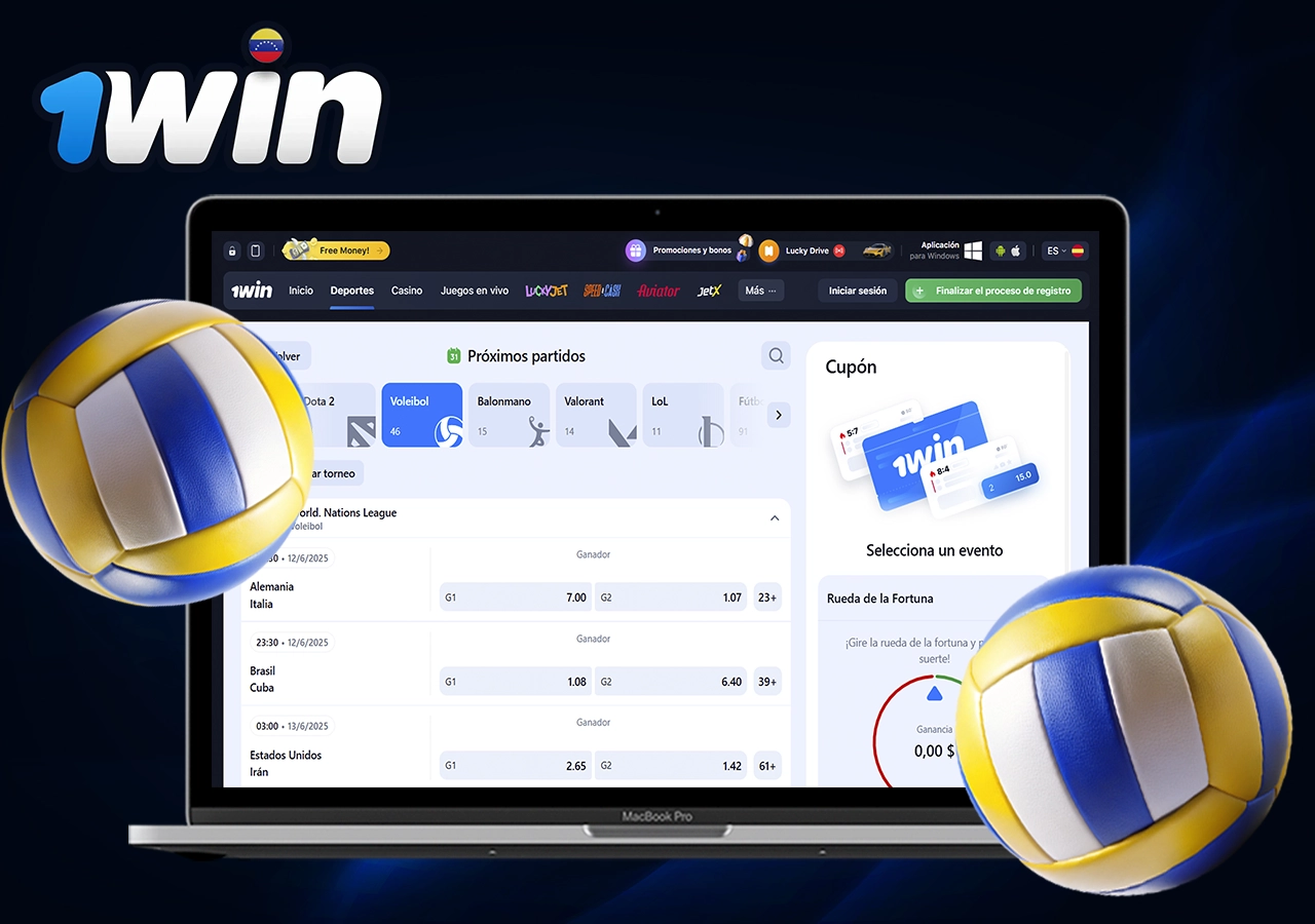 Apuestas de voleibol 1Win